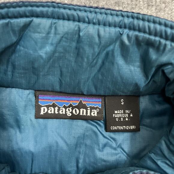 Vintage Patagonia Vest Mens Small Classic Puffball Made USA Insulated 90s - Picture 3 of 9
